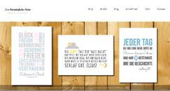 Desktop Screenshot of die-persoenliche-note.de